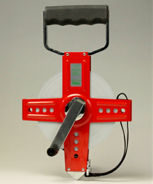 ♪ヤマヨ　WR100　ホワイトリ－ル　鋼製塗装巻尺 100m