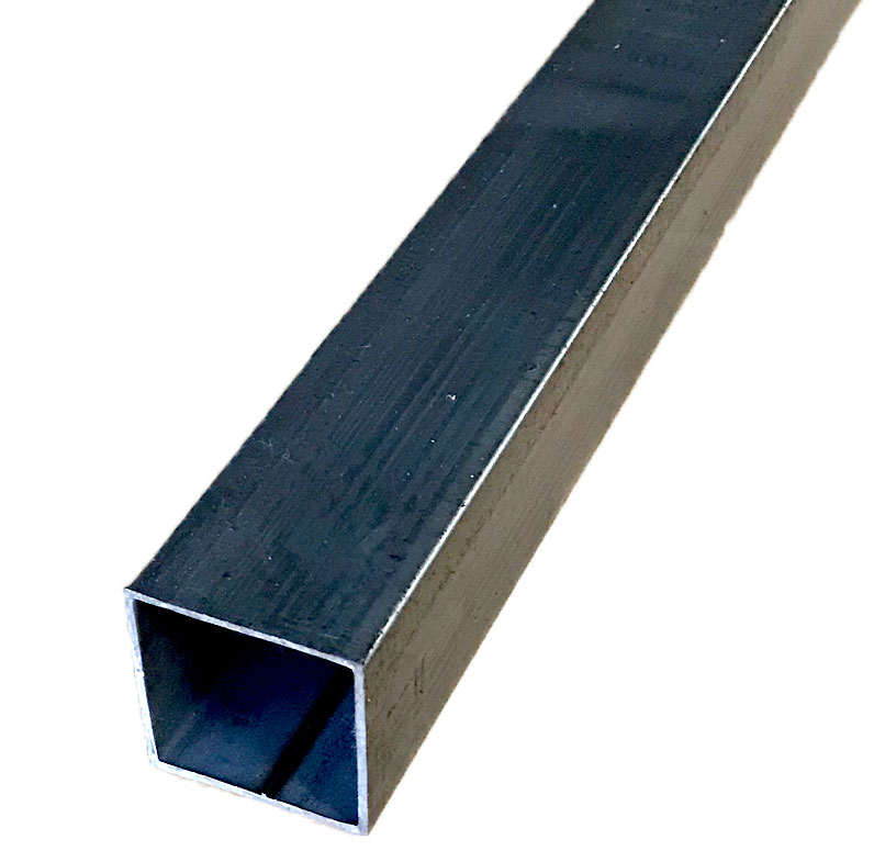 鉄　スチール　角パイプ　厚さ1.6ミリ×25ミリ×25ミリ　長さ2m　重さ約2.6kg　生地（無塗装）　※普通の鉄の四角いパイプです。