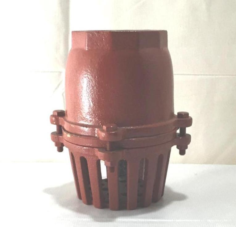 鋳鉄　フートバルブ　80A(　　3　B)　スプリング式　レバー無し　大阪継手バルブ製作所:オール鋳鉄製片..