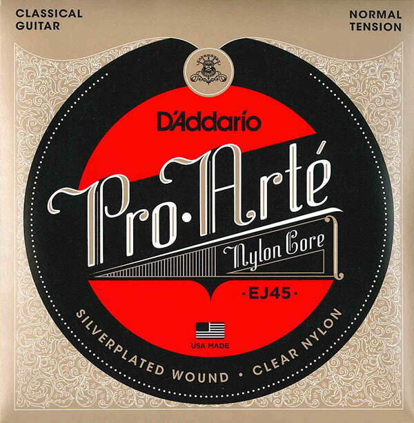 【売れ筋】プロアルテ／EJ-45ノーマル(SET) D'Addario ProArte クラシックギター弦