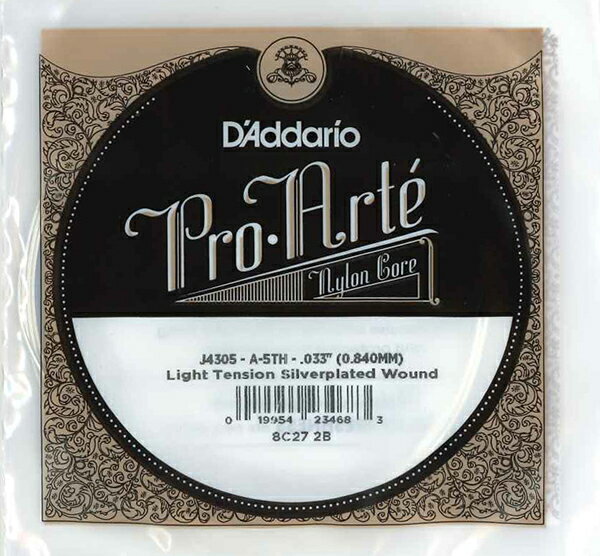 プロアルテ／J-43ライト(5) D'Addario ProArte クラシックギター弦