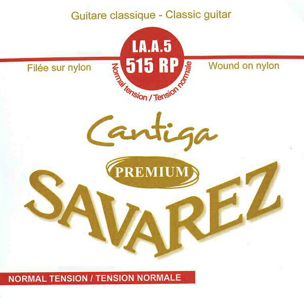 Х쥹ƥץߥ515RPΡޥƥ󥷥(5) SAVAREZ Cantiga premium normal tension A.5 饷å