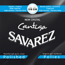 サバレス/クリスタル・カンティーガ・ポリッシュ510CJHハイテンション(set) Savarez/trebles:new cristal high tensi...