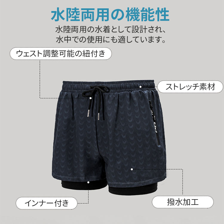 【1点10%OFF★2点15%OFF】メンズスパッツ メンズ スイムウエア スイミング 水泳 フィットネス水着 送料無料 日焼け防止 夏 無地 カジュアル 大人 海水浴 プール レジャー アウトドア リゾート 大きいサイズ フィットネス