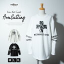 tシャツ メンズ 長袖 BERNNINGS-SHO プリント ヴィジュアル系 パンク クルーネック V系 地雷系 トップス ロゴ 長袖tシャツ ロック クロス 春物 全2色 3181-51 ジェネレス