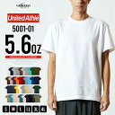 tシャツ メンズ 半袖 United Athle 半袖tシャツ Uネック クルーネック 綿100 インナー 春夏 Tシャツ コットン 全20色 5001-01 ジェネレス