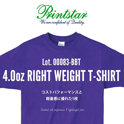 半袖tシャツ メンズ tシャツ 半袖 Uネック 綿100 プリントスター クルーネック インナー Tシャツ 4oz レディース シンプル コットン 無地 ゆったり 全20色 00083-BBT ジェネレス - Image 2