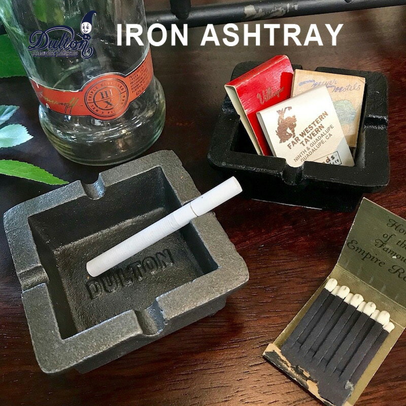 灰皿 おしゃれ 卓上 ヴィンテージ アイアン 鉄製 ダルトン DULTON アッシュトレイ IRON ASHTRAY アンティーク 喫煙具