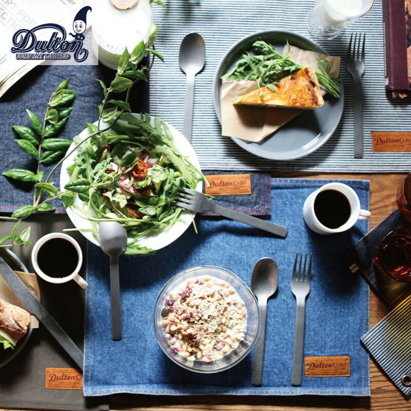 ランチョンマット プレイスマット 布 デニム 綿 45×33cm ダルトン DULTON テーブルクロス 食卓 料理 食事 おしゃれ テーブルマット 新生活 洗...