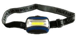 送料無料 超高輝度LED COB ヘッドランプ ヘッドライト led アウトドア フィッシング ブラック ブルー グレー テスト電池付 夜釣り 防災 アウトドア 乾電池式通販格安セール情報 楽天 通販