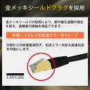 【LANケーブル cat7 3m】GSPOWER 当日出荷 1年製品保証 10G通信 ゴールドメッキ 業務用 企業様向け サーバー用 カテゴリ7 白 黒 ストレート ランケーブル 二重被覆 RJ-45 おすすめ カテゴリ 3