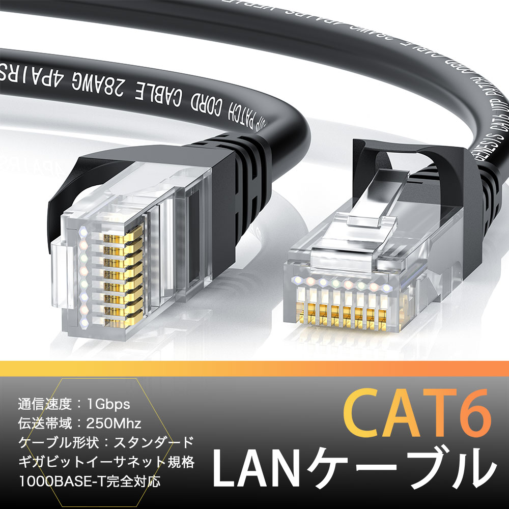 LANケーブル cat6 10m GSPOWER 爪折れ防止付きLANケーブル LANケーブル やらわかLANケーブル LANケーブル ストレートLANケーブル 赤 青 白 黒 緑 10m 20m 30m 100m 200m 300m 2