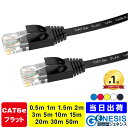 フラット LANケーブル cat6e 0.5m 1m 1.5m 2m 3m 5m 10m 15m 20m 30m 50m GSPOWER 業務用 企業向け 1.3mm厚 カーペット 赤 青 白 黒 黄 RJ-45 サーバー ethernet cable cat6 flat
