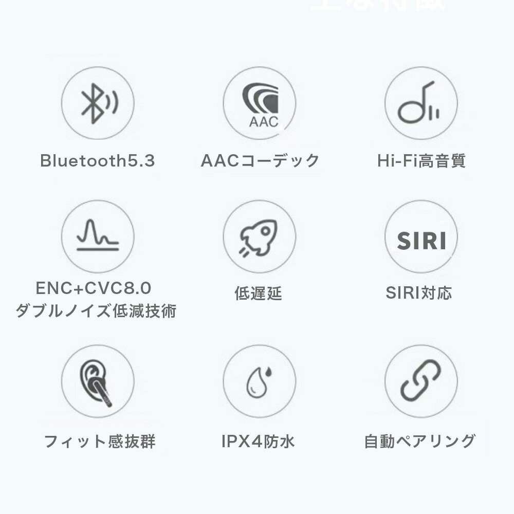 a2pro bluetoothイヤホン 5.3対応 ワイヤレスヘッドセット ENC ブルートゥースイヤ...