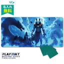 TCG MTG用 プレイマット 名入れ 無料 トレーディングカードゲーム 様々なカードゲームで使用可能 ポケカ ポケモンカードなど デュエマ など ウルフ 狼 ドラゴン 竜 雷 イナズマ 大判サイズ デスクマット マウスパッド GENESIS きれい おしゃれ gen24(3)