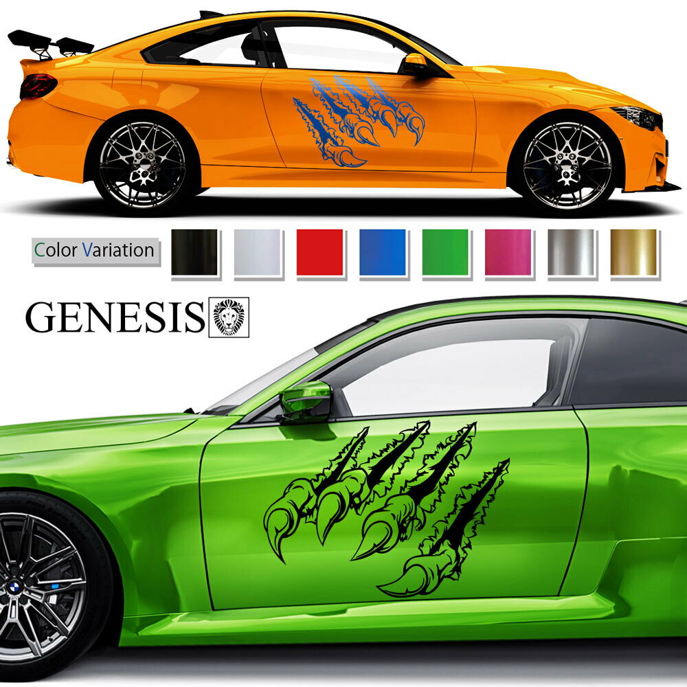 クロウ サイド デカール 車 ステッカー バイナルグラフィック JDM USDM スポコン ドリフト ワイルドス..