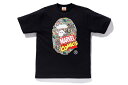 A BATHING APE MARVEL COMIC APE HEAD TEE[BLACK]BAPE 2019 春夏 コラボレーション モデル