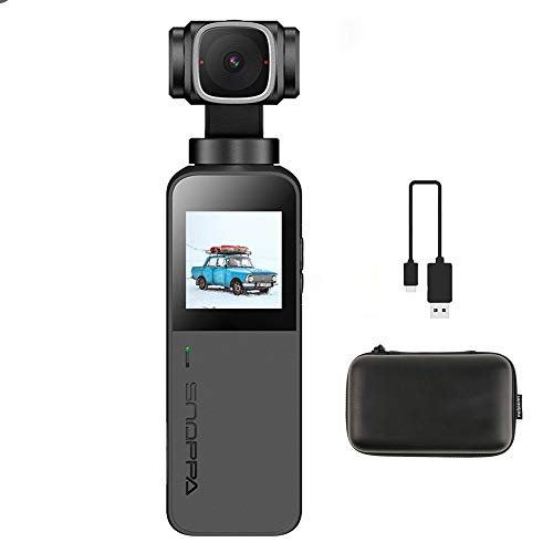 Snoppa Vmate 3軸ジンバルカメラ 4kカメラ 業界最高の映像画質 タッチスクリーン レンズ回転90° Wi-Fiでスマホと接続 顔検出＆オート