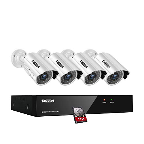 TMEZON ʥƥ᥾ ȥ饻å 4CHȥ쥳 HD 1280TVL 720P ⲰѸ CCTV 4桢⡼