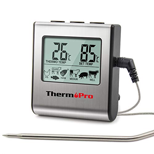 ThermoProクッキング料理用オーブン温度計デジタル 肉