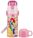 スケーター 子供用 2WAY ステンレス 水筒 コップ付き プリンセス 19 ディズニー 430ml SKDC4