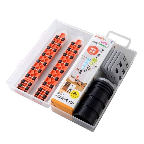 [アーネスト] 家具移動キャスターセット 【持ち上げ棒/台車×4/長尺台車×2/脚付き家具用台/絨毯 ...