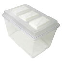 シーラケース プラスチック【コバエをシャットアウト!】昆虫飼育ケース クワガタ用 コバエシャッター【中】フタ・本体