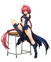 ◆商品名：To LOVEる-とらぶる-ダークネス 黒咲芽亜 1/7 完成品フィギュア PVC製塗装済完成品 【スケール】1/7 【サイズ】全高：約210mm 原型：本宮 あまと彩色：鉄森 七方『To LOVEる -とらぶる- ダークネス』より、“黒咲芽亜”が登場！誘うような表情を浮かべ、机に腰掛けた姿で立体化しました。大胆なポージングと、太ももや胸元に添えた手の仕草など細部までこだわった造形が艷やかな印象を引き立てます。瑞々しさを感じさせる肌の質感も丁寧に再現。特徴的な濃紺の衣装とのコントラストも相まって、魅力溢れる仕上がりとなっています。