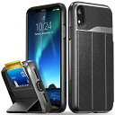 Vena vCommute Apple iPhone XR (6.1インチ) スマホ ケース 財布型【米軍MIL規格取得 | 落下 衝撃 吸収 | カードホルダ...