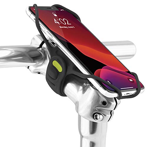 Bone 自転車 スマホ ホルダー シリコン製 ステム用 三世代目更新版 5.8〜7.2インチのスマホに対応 iPhone 11 Pro/11 Pro Max/11/XS/X