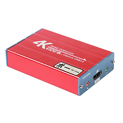 ShuOneキャプチャボード、USB 3.0 HDMIゲームキャプチャデバイス、サポートHDビデオ 1080P HDMIループ出力、マイクオーディオミキシ