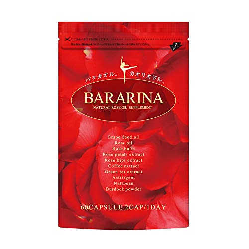 BARARINA ローズサプリ バラ グレープシード シャンピニオン 全12種配合 60粒30日分