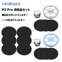 【あす楽】Neakasa P2 Pro ペットバリカン 消耗品セット 6枚スポンジフィルターセット/ 替刃*1 スポンジ*3 HEPAフィルター*1