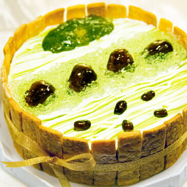 φ17cm 抹茶 ( matcha )の ショートケーキバースデーケーキ ホールケーキ 誕生日 【楽ギフ_包装】