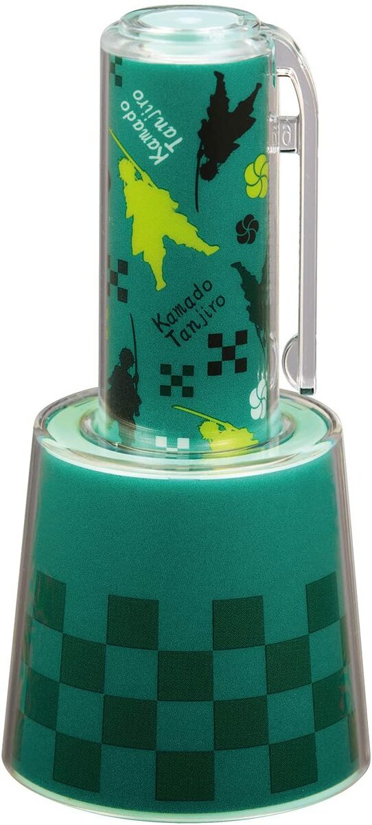 シャチハタ 鬼滅の刃 ネーム9 着せ替えパーツ クリップホルダー＆スタンド 竈門炭治郎 XL-9PKHST/H-KY1