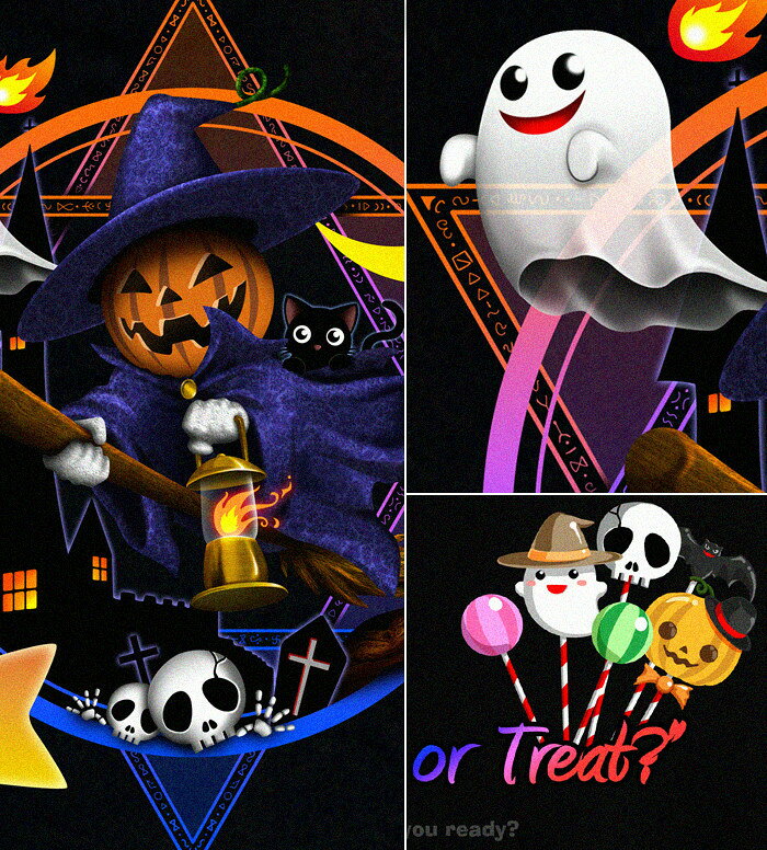 GENJU ハロウィンTシャツ メンズ 21春夏 ハロウィン 仮装 衣装 カボチャ Tシャツ tシャツ イベント ダンス スポーツジム スカル こうもり アメカジ 綿100％ 半袖/長袖 リモートワーク 大きめサイズ ブラック オレンジ ホワイト イエロー XXL XXXL 2L 3L 4L 90-140cm XS-XXXL genju-10003399 げんじゅ サンプル画像2