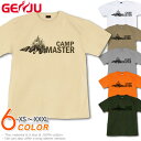 GENJU Tシャツ メンズ キャンプ 焚き火 薪 アウトドア キャンパー キャンプギア CAMP OUTDOORS アメカジ ブランド 半袖 長袖 tシャツ ティーシャツ ロンT CAMP MASTER Type-5 ブラック 黒 カーキ ホワイト 白 レッド 大きめサイズあり XXL XXXL 2L 3L 4L 90-140cm XS-XXXL