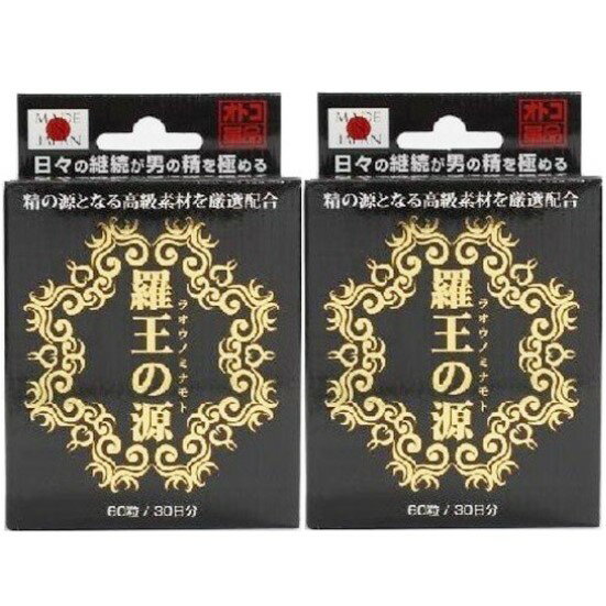 ライフサポート 羅王の源 60粒×2個セット「宅配便送料無料(A)」