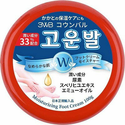 【商品の説明】高保湿なのにベタつきにくい、韓国のフットクリーム