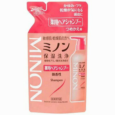 第一三共 ミノン 薬用へアシャンプー つめかえ用 380mL(医薬部外品)