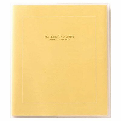 いろは出版 simple maternity album pastel yellow GMA-02