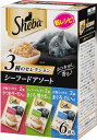 ■キャッチコピーいつもの食事をちょっと贅沢に！■商品特徴厳選素材を使用した、魚介のうまみたっぷりのごちそうフレーク。1箱で3つの味が楽しめるセレクションパック。■原材料(成分)【お魚ミックス　かつお・サーモン入り】魚類(かつお、サーモン、かつお節粉等)、調味料(アミノ酸等)、増粘多糖類、KCl、パプリカ色素【シーフードミックス　まぐろ・蟹かま入り】魚類(かつお、かつお節粉、まぐろエキス等)、小海老、蟹かま、調味料(アミノ酸等)、増粘多糖類、KCl、リコピン色素【お魚ミックス まぐろ・たい入り】魚類(かつお、白身魚、たい、かつお節粉、まぐろエキス等)、調味料(アミノ酸等)、増粘多糖類、KCl■保証成分【三種共通】タンパク質10.0％以上、脂質0.4％以上、粗繊維0.1％以下、灰分2.5％以下、水分87.0％以下■エネルギー20kcal/袋■給与方法体重4kgまでの愛猫は1日1/2袋、4kg以上の愛猫には1日1袋を目安に総合栄養食のシーバデュオなどと共に与えてください。新鮮な飲み水を常に用意してください。■原産国または製造地タイ■諸注意・本品はペットフードです。誤食防止のため、小児の手の届かない場所に保管してください。・製品中身の色・粘度・形状などにばらつきがあります。・小さな骨、皮などが入っている場合があります。・開封後は冷蔵庫に入れ、なるべく早く使い切ってください。・中身が取り出しにくい場合にはスプーンなどをご使用ください。