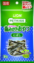ライオンペット PETKISS ネコちゃんの歯みがきおやつ にぼし 12g×3個セット「メール便送料無料(A)」