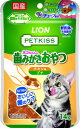 ライオンペット PETKISS ネコちゃんの歯みがきおやつ チキン味 プチ 14g×6個セット「メール便送料無料(A)」