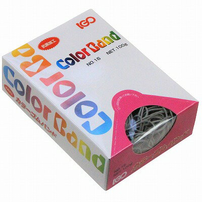 アイ・ジー・オー IGOゴムバンド#16 100g グレー RB16-1H-GR(取り寄せ品)
