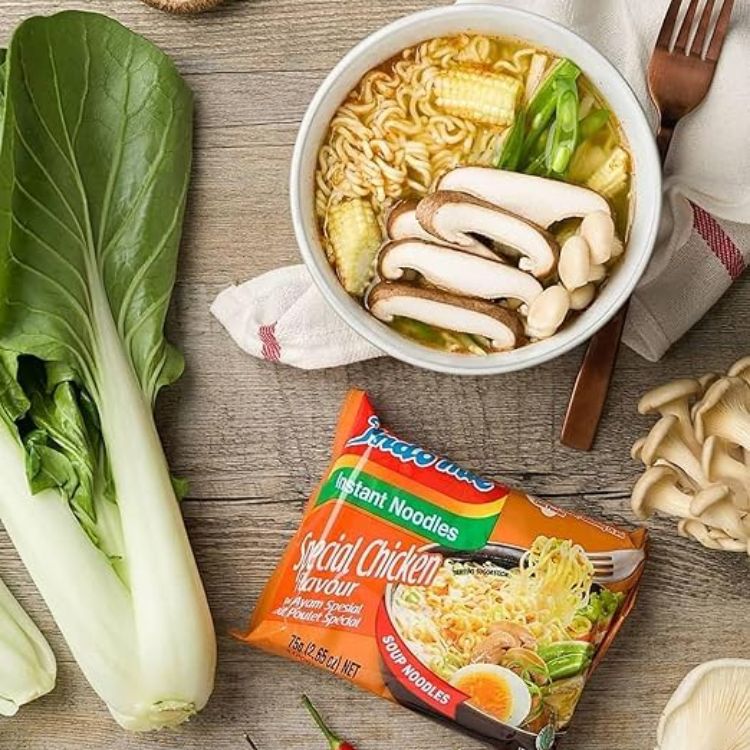インドミー スペシャルチキン味 75g, INDOMIE INSTANT NOODLES SPECIAL CHICKEN FLAVOUR genki-fami-10001220 アジアの駅 サンプル画像3