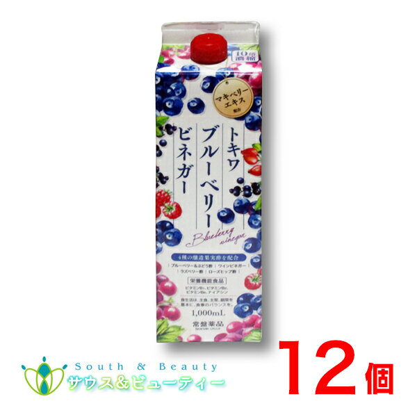 トキワ ブルーベリービネガー 12本常盤薬品 ノ...の商品画像