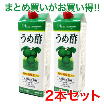 紀州南高　梅酢フジスコ2本1000ml　7-10倍濃縮うすめ容器お選びください【送料無料】