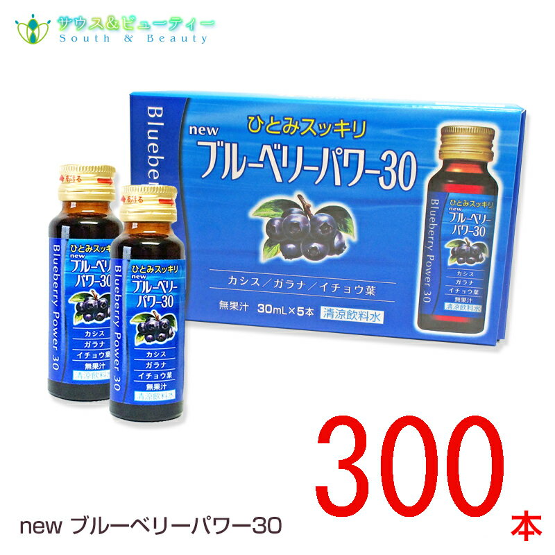 newブルーベリーパワー30 内容量 30ml×300本ブルーベリー　アントシアニン　イチョウ葉　イチョウ葉エキス　瞳スッキリ　パソコンワーク