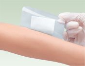 医療機器 透湿・防水性サージカルフィルムパッド付 マルチフィックス・パッド 4号 粘着絆100mm×125mm ..